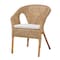 Baxton Studio Abbey Modern Bohemian Natural Brown Antique Rattan 3Piece Living Room Set 219-12717-12718-ZORO - alternate 8